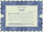 Appraisal Certificate